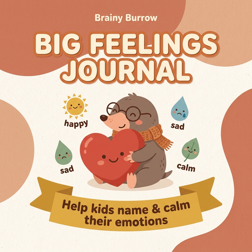 Brainy Burrow Big Feelings Journal printable