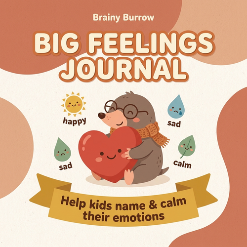 Brainy Burrow Big Feelings Journal printable