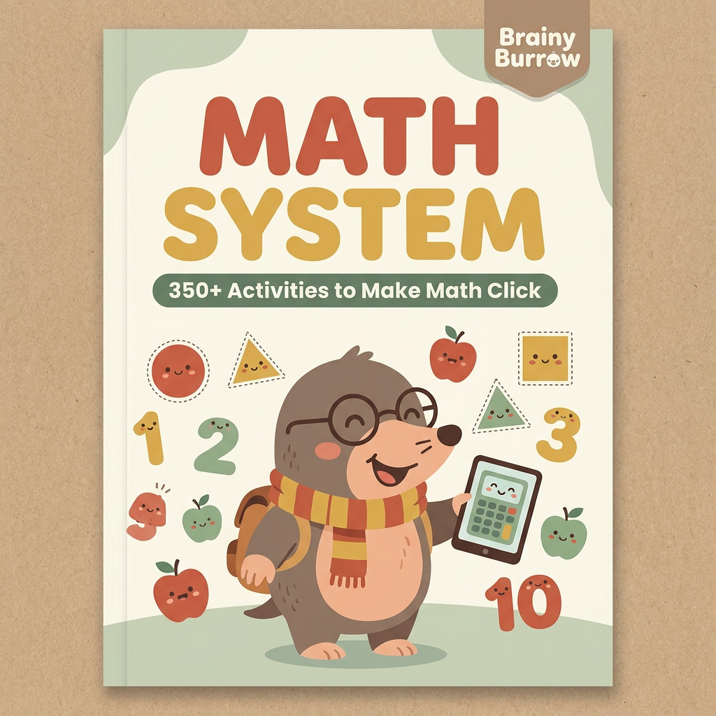 Brainy Burrow Math System printable pack