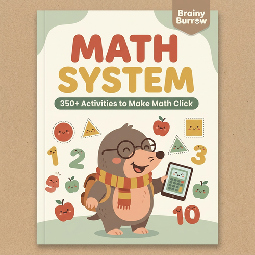 Brainy Burrow Math System printable pack